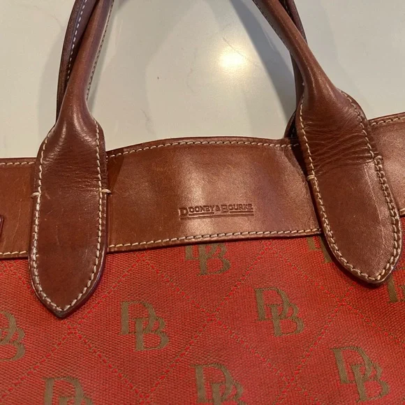 Dooney & Bourke Alto Italy Tassel Tote Satchel Purse Bag - Picture 7 of 9